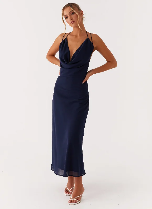 Look and feel your best in our women’s wear   Clover Club Maxi Dress - Navy