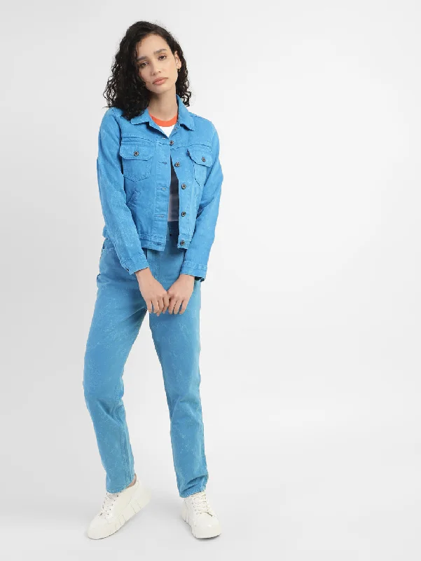 Luxurious fabrics and modern designs for women   Levi's X Deepika Padukone Regular Fit Denim Jacket