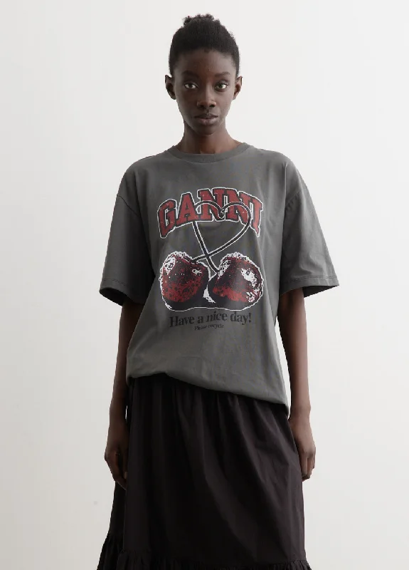 Premium quality women’s clothing at affordable prices   Future Heavy Cherry Drop Shoulder T-Shirt