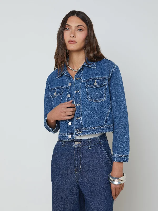Women’s clothing to inspire confidence and beauty   Koda Cropped Denim Jacket