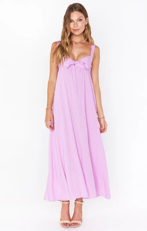 Penelope Midi Dress ~ Orchid