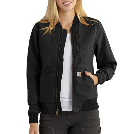 Crawford Bomber Jacket - Black