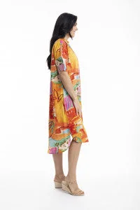 Fashionable clothing to fit every body type   Orientique Button Thru Shirt Dress.
