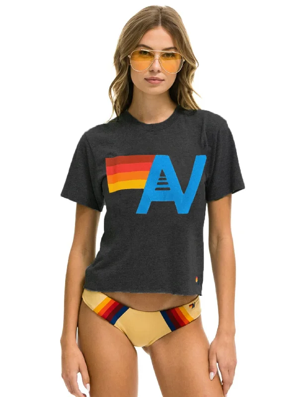 Dress to impress with elegant women’s wear   Logo Boyfriend Tee, Charcoal