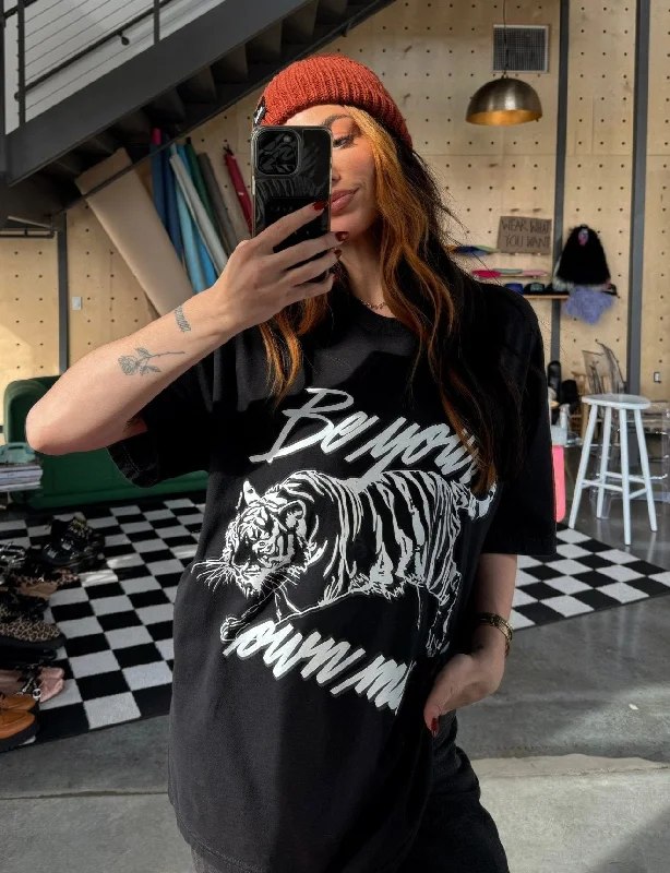 Be Your Own Muse Oversized Tiger Tee