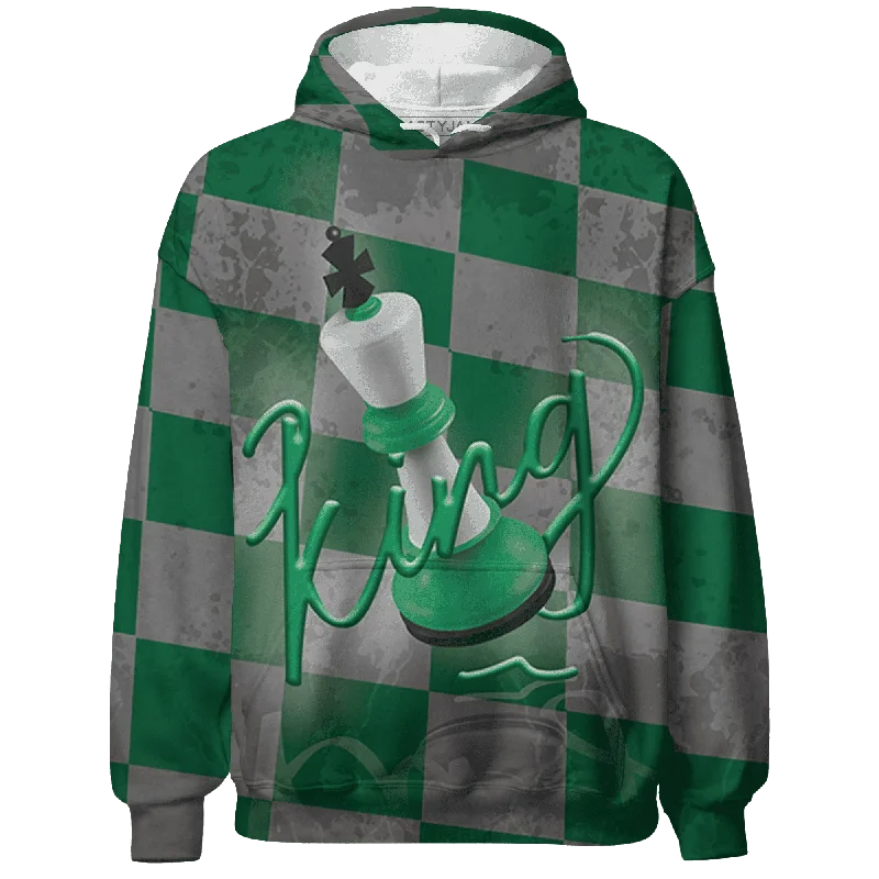 Statement pieces for the confident woman   NastyJamz Lucky Green 5s Hoodie Match Black King 3D