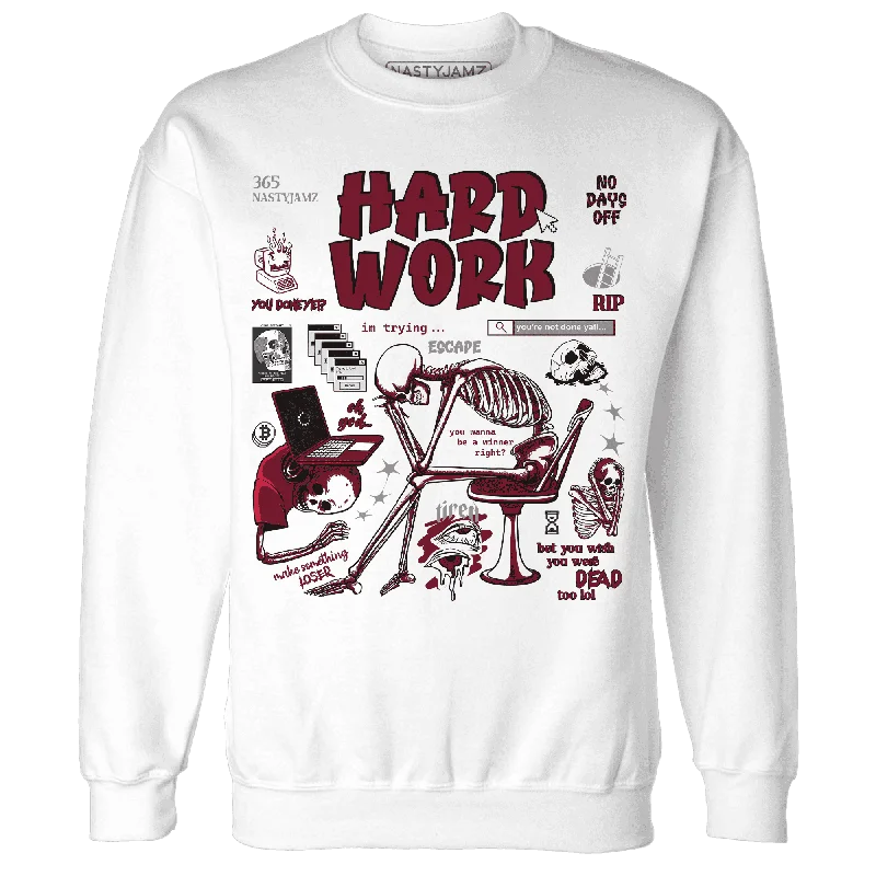 Classic pieces for a timeless wardrobe   NastyJamz High White Team Red 1s Sweatshirt Match Hard Work