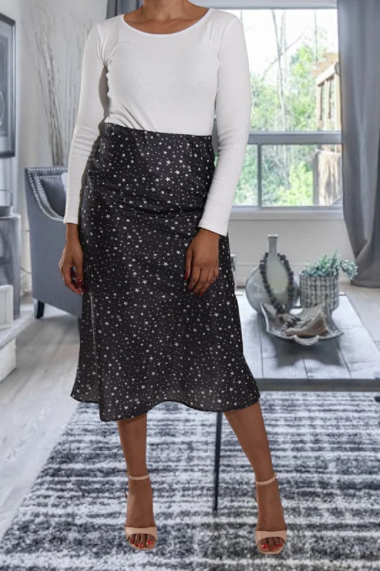 Ditsy Dot Flare Skirt