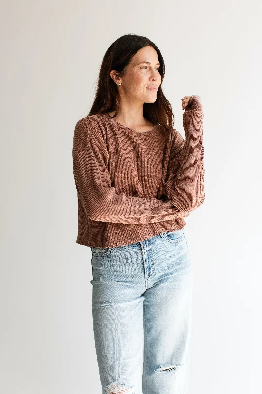 Madison Waffle Long Sleeve