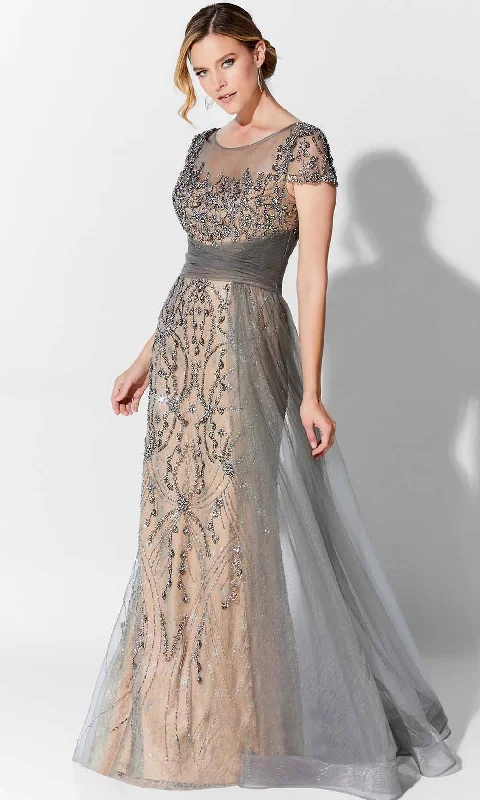 Fashionable clothing that fits every occasion   Ivonne D 122D62 - Beaded Tulle Sheath Mother of the Bride Gown