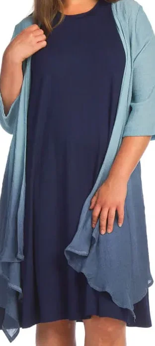 Everyday essentials for a stylish wardrobe   Papillon Dip Dye Waterfall Coverup - 14110